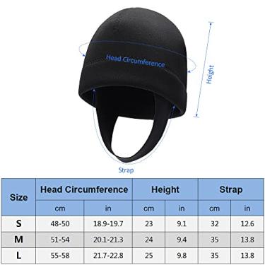 Imagem de Tingpai Touca de mergulho prene 2mm com proteção UV quente capuz de mergulho gorro pa mergulho com snorkel natação surf caiaque