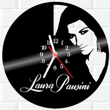 Imagem de Relógio De Vinil Disco Lp Parede  Laura Pausini Cantora - Rb Criações