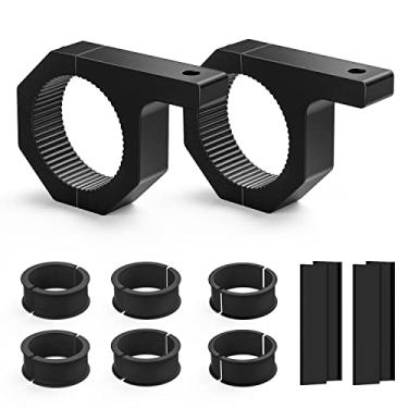 Imagem de Nilight Kit de suporte de montagem com 2 luzes LED off-road de 3,5 cm 4,5 cm de barra horizontal de 5,8 cm para barra de touro rack de teto em caminhão ATV UTV SUV barco