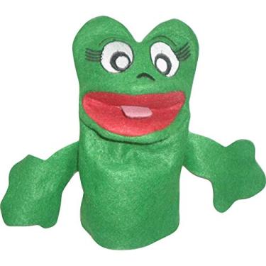 Imagem de FANTOCHE DE MÃO SAPINHO PP - TIA PAULA FANTOCHES-20X14 CM (VERDE, 20X14)