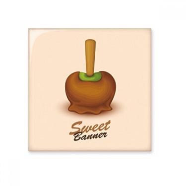 Imagem de Azulejo de cerâmica marrom verde chocolate sorvete decalque brilhante pedra adornada tijolo vitrificado