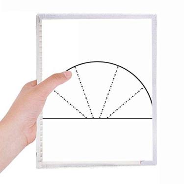 Imagem de Caderno com símbolo geométrico do Totem, caderno de folhas soltas, diário recarregável, papelaria