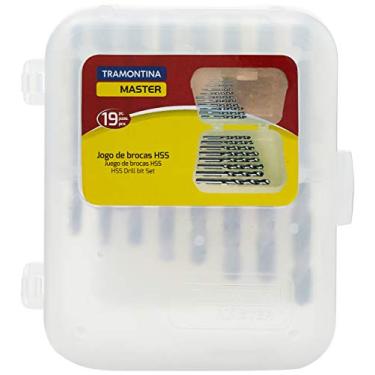 Imagem de Tramontina 43141519, Jogo de Brocas para Aço 19 Peças