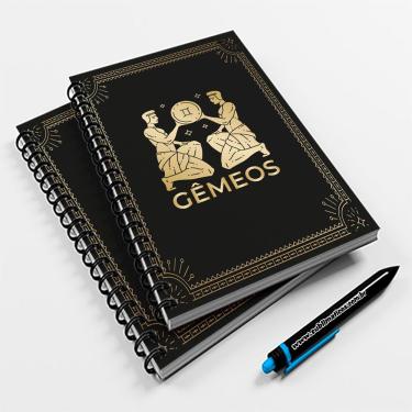 Imagem de Caderno Universitário 96fls Signo Gêmeos