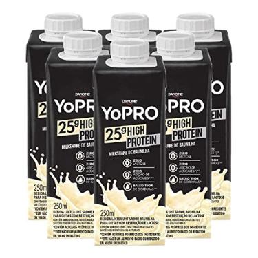 Imagem de YoPRO Bebida Láctea UHT Milkshake de Baunilha 25g de proteínas 250ml com 6 Unidades