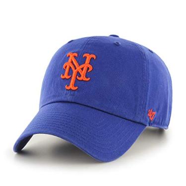 Imagem de Boné ajustável MLB New York Mets '47 Cleanup, azul-royal, tamanho único, Royal, Tamanho nica