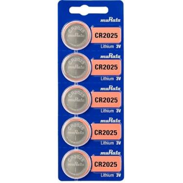 Imagem de Bateria Lithium 3v Cr2025 /Murata cartela com 5 uns