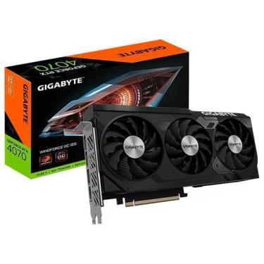 Placa de vídeo GIGABYTE RTX 4070 - 12GB, 192bits, AERO O