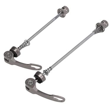 Imagem de Liberação Rápida de Bicicleta, Cubo de Mountain Bike Resistente à Corrosão para Mountain Bike para Ciclismo de Estrada (Titânio)