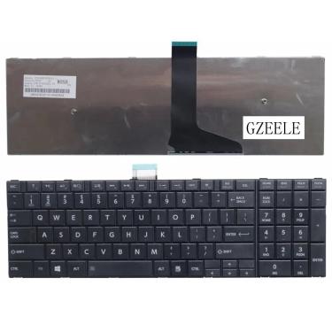 Imagem de Gzeele-teclado para computador e laptop  novo teclado americano e inglês  para toshiba satellite