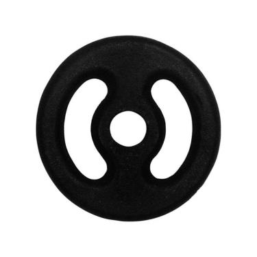 Imagem de Anilha Ferro Fundido 2 Kg - Furo 30-33mm - Preto