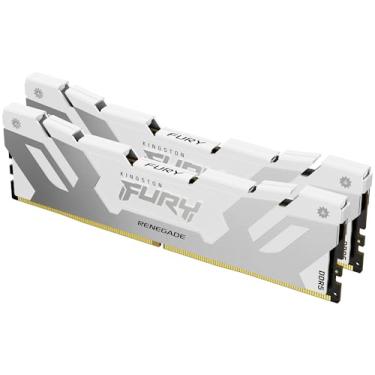 Imagem de Kingston Fury Renegade Branco 32 GB (2 x 16 GB) 6800MT/s CL36 DDR5 DIMM | Overclocking | Intel XMP 3.0 | Kit de 2 | KF568C36RWK2-32