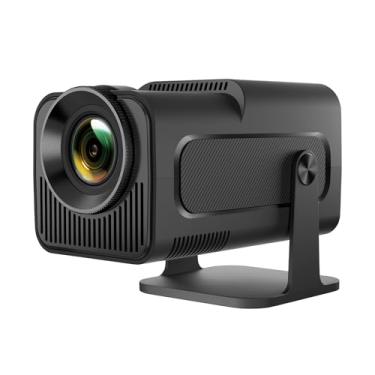 Imagem de JUEDIFX HY320 Mini Projetor Portátil 4K FHD 1080P Auto Keystone, Projetor Inteligente,10000 Lumens com WiFi 6, BT 5.0, Rotação de 180 Graus, Android 11 (HY320 preto)