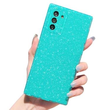 Imagem de MINSCOSE Capa compatível com Samsung Galaxy Note 10, linda capa brilhante de TPU fina e fina à prova de choque para mulheres e meninas para Galaxy Note 10 de 6,4 polegadas - verde menta