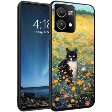 Imagem de DSRGRGFDJ Capa para Motorola Moto G Stylus 5G 2023 Capa de 6,5 polegadas, capa de silicone ultrafina, antiarranhões e à prova de choque - Gato