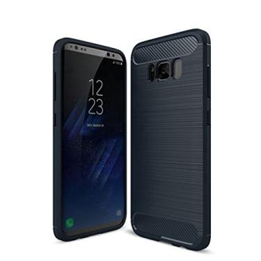 Imagem de Capa para Samsung Galaxy S8, toque macio, proteção total, anti-arranhões e impressões digitais + capa de celular resistente a arranhões para Samsung Galaxy S8