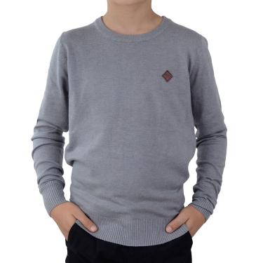 Imagem de Blusa Juvenil Masculina Red Nose Tricot Cinza - 9760014