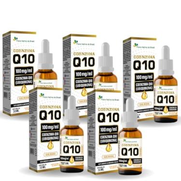 Imagem de Kit Com 05 - Coenzima Q10 (100mg) 30ml Sabor Laranja Flora Nativa