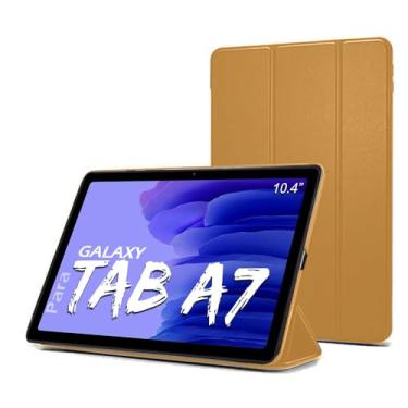 Imagem de Capa Case Para Tablet Samsung Galaxy Tab A7 de 10.4" Pol. Ano 2020 Sm-T500 / Sm-T505 - Alamo (MOSTARDA)
