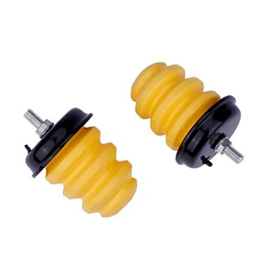 Imagem de Par de Para-choques de eixo traseiro com porcas, compatível com 99-07 ChevySilverado 1500,99-07 GMC Sierra 1500, Substituto # 15712438,523-049