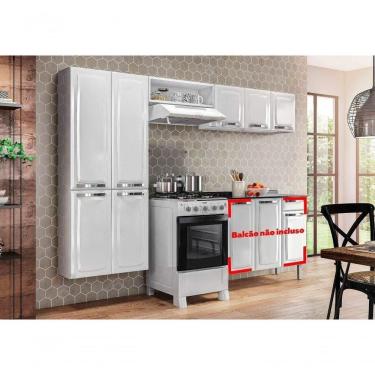 Imagem de Cozinha Itatiaia Rose 3 Peças Branca