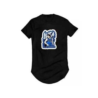 Imagem de Camiseta Longline Luka Doncic Dallas Maverickss 1 Basquete-Unissex