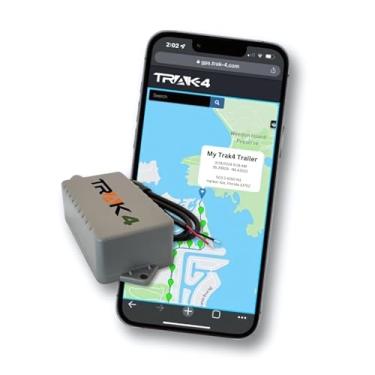 Imagem de Trak-4 Rastreador GPS com fio de 12 V. Reboques de pista duráveis e confiáveis, equipamentos, veículos, ativos. Bateria de longa duração, à prova d'água, em todo o mundo. Assinatura de baixo custo