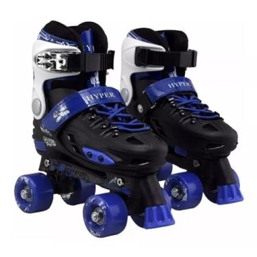 Imagem de Patins Quatro Rodas Roller Hyper Infantil 30 ao 33 Azul