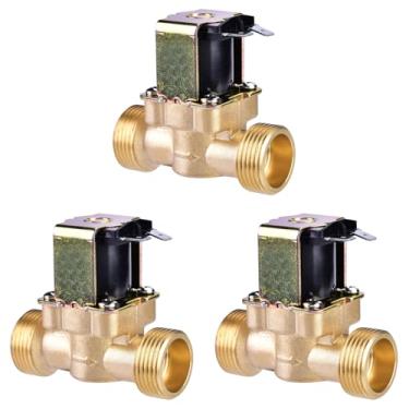 Imagem de 3 Unidades 0,02 a 0,8 MPa DC 24 V Válvulas Solenóides Elétricas de Latão Normalmente Fechadas Válvulas Magnéticas Guia de Válvulas Solenóides para Aplicações de Controle de água