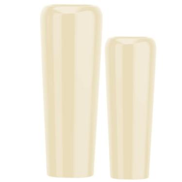 Imagem de Jogo Vasos Vietnamita 80cm E 65cm Fibra De Vidro Auto Brilho (Areia)