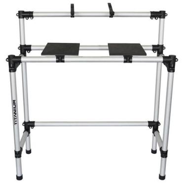 Imagem de Mesa DJ de apoio para Case de Controladora ou Case de Kit Cdj e Mixer 