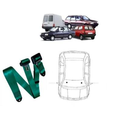 Imagem de Cinto de Segurança 3 pontos dianteiro Fiat Prêmio - Dialp, Verde