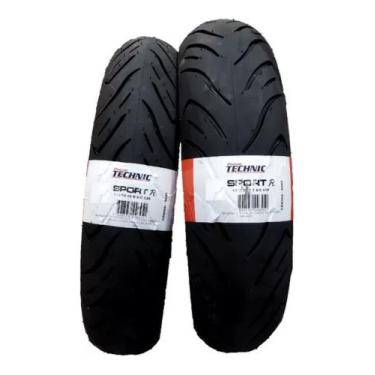 Imagem de Par Pneu 80/100-18 + 130/70-16 Sport R Shoper - TECHNIC