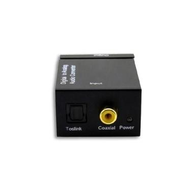 Imagem de Conversor Optico Digital Coaxial P/ Som Analógico Saída RCA