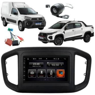 Imagem de Central Multimídia Rádio Som Fiat Strada Fiorino Carplay Espelhamento 