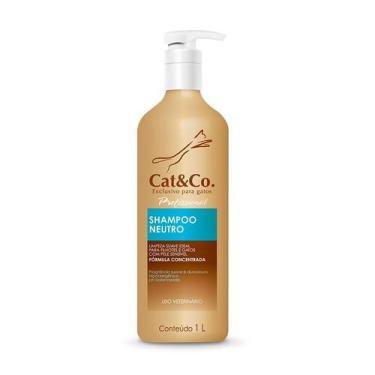 Imagem de Shampoo Cat & Co Neutro para Gatos - 1 Litro - Mundo Animal / Cat & Co