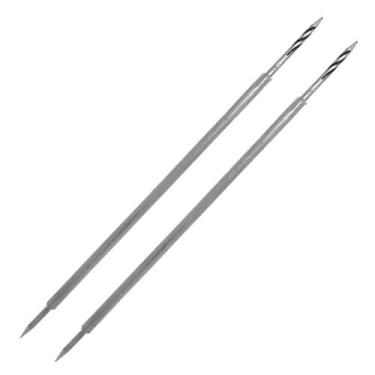 Imagem de 2 Palitos Bastão Isis Cutelaria ManicureTransparente Inox - IsisCutela