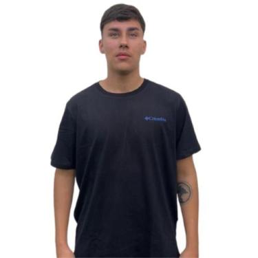 Imagem de Camiseta Columbia Masculina Moonscape , GGG, Preto, Azul