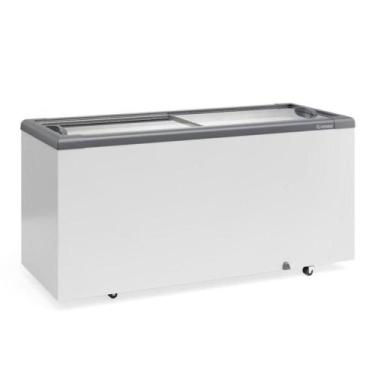 Imagem de Freezer Horizontal Ghd500h Cinza 500 Litros 2 Tampa Vidro 220V Gelopar