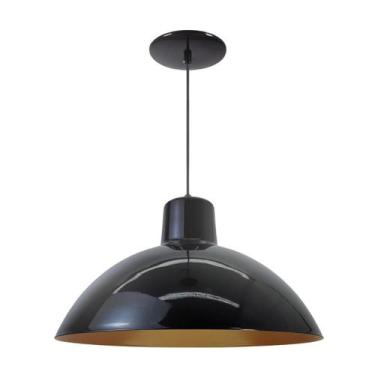 Imagem de Kit 8 Luminária Pendente Chinesa 33cm Interior Cobre Com Fiação 110/22