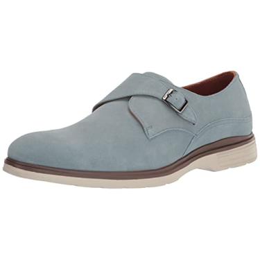 Imagem de STACY ADAMS Mocassim masculino Taylen Monk-Strap, Azul claro, 40