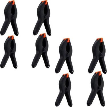 Imagem de Kit 8 Grampos Multiuso Nylon Marceneiro 4 Polegadas - starfer