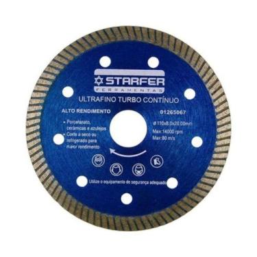 Imagem de Disco de Corte Diamantado para Porcelanato 4.3/8 x 3/4 Polegadas - Sta