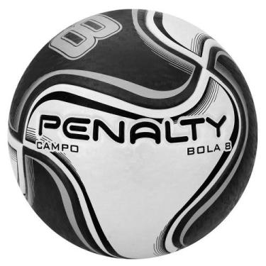 Imagem de Bola Futebol de Campo Penalty 8 X Br Pt, Branco, 69,5