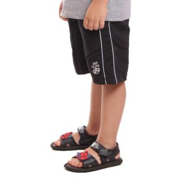Imagem de Bermuda Tactel OX SILVER Infantil., 14, Menino, Preto