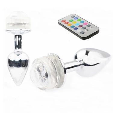 Imagem de Plug Anal com Led Tamanho Pequeno 13 Cores - Sexy Import