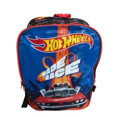 Imagem de Mochila Escolar Com Alça De Costas Hot Wheels Juvenil Luxcel