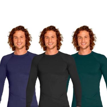 Imagem de Kit 3 Camisetas Proteção UV+ Adulto Feminino Masculino Praia - Hype Ki