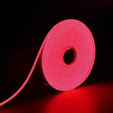 Imagem de Fita LED Neon Flex 8W -  05 metros 12v Com Fonte Bivolt - 120 LED/Metr
