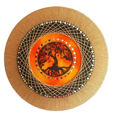 Imagem de Mandala Árvore da Vida/Família 60cm - Aqui Tem Magia